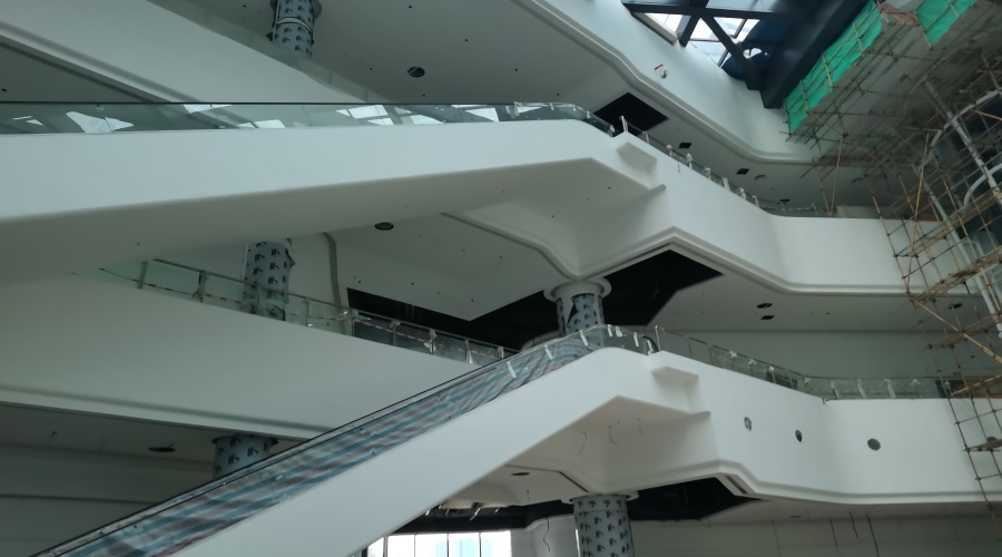 清遠科技館GRG攔河造型